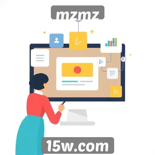 Destaques de recursos interativos no site MZMZ